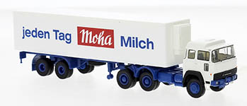 83278 - H0 - Magirus 310 D 22 Kühlkoffer-SZ 1974, Moha Milch